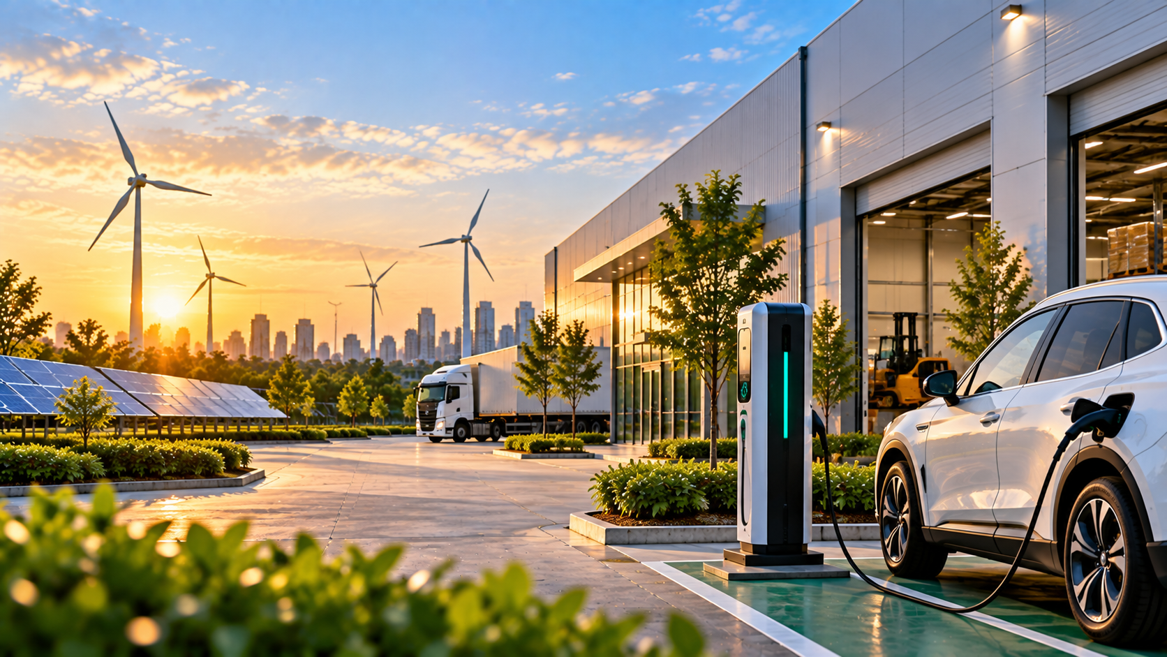 Industrial and clean mobility logistics environment